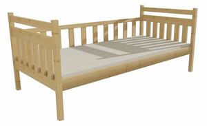 Detská posteľ z masívu 200x90cm bez šuplíku - DP003