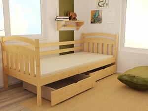 Detská posteľ z masívu 180x80cm so zásuvkou - DP016