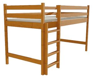 Vyvýšená detská posteľ z MASÍVU 180x80cm - ZP002