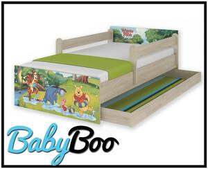 Detská posteľ MAX so zásuvkou Disney - MACKO PÚ II 180x90 cm