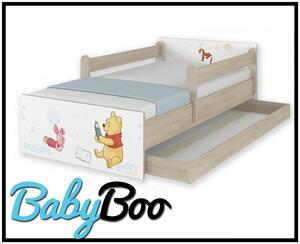 Detská posteľ MAX so zásuvkou Disney - MACKO PÚ I 160x80 cm