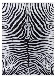 Koberec MIRO 51331.803 zebra, čierny / biely
