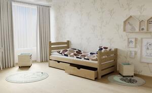 Detská posteľ z masívu 180x80cm bez šuplíku - M04