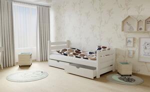 Detská posteľ z masívu 200x80cm bez šuplíku - M04