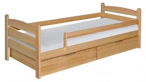 Detská posteľ Z MASÍVU 200x90cm SO ZÁSUVKAMI - MARY