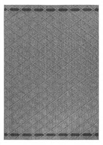 Šnúrkový koberec Patara kocka sivý
