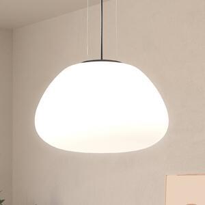 Závesné svietidlo Stars of Light Balmes, biele, Ø 42 cm, sklo, Biela / opálová, Obývacia izba / jedáleň, kov, Moderný, Závesné svietidlo