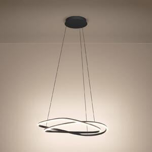 LED závesné svietidlo Stars of Light Guntin, sivá, 62 cm, kov,, Hliník / sivá / zinok, Obývacia izba / jedáleň, kov, Moderný, Závesné svietidlo