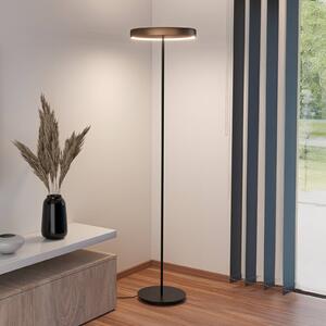 LED stojacia lampa Stars of Light Trabuco čierna/hnedá 175 cm, Hnedá / hrdzavá, Obývacia izba / jedáleň, Hliník, Moderný
