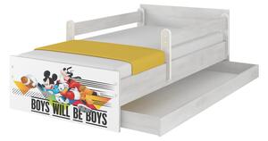 Detská posteľ MAX bez šuplíku Disney - MICKEY A KAMARÁTI 160x80 cm