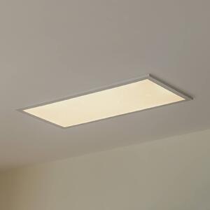 Panel Lindby Kenma LED, 29,6 cm x 59,6, Biela / opálová, Obývacia izba / jedáleň, Plast, Moderný, Stropné svetlo