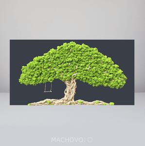 Machový obraz - strom života bez rámu