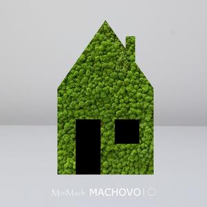 Machový obraz - DOMČEK S OKNOM