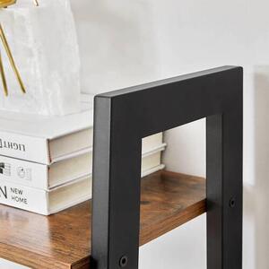 REGÁL, hnedá, čierna, 56/137,5/34 cm Boxxx - Online Only drobný nábytok, Online Only
