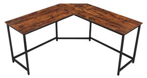 ROHOVÝ PÍSACÍ STÔL, hnedá, čierna, 149/149/75 cm Boxxx - Kancelárske série, Online Only
