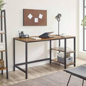 PÍSACÍ STÔL, hnedá, čierna, 140/60/75 cm Boxxx - Online Only kancelárie, Online Only