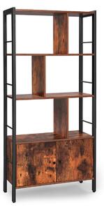REGÁL NA ŠANÓNY, hnedá, čierna, 74/154,5/30 cm Boxxx - Kancelárske série, Online Only