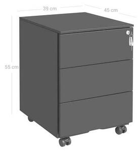KONTAJNER NA KOLIESKACH, 39/55/45 cm Boxxx - Online Only kancelárie, Online Only