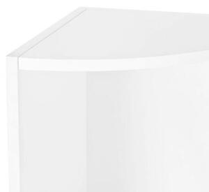 ROHOVÝ REGÁL, biela, 30/129,5/30 cm Boxxx - Online Only drobný nábytok, Online Only