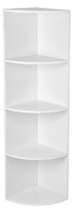 ROHOVÝ REGÁL, biela, 30/129,5/30 cm Boxxx - Kancelárske série, Online Only