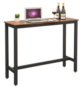 BAROVÝ STÔL, hnedá, čierna, 120/40/100 cm Boxxx - Online Only jedálne, Online Only