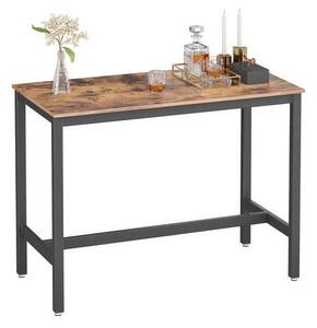 BAROVÝ STÔL, hnedá, čierna, 120/60/90 cm Boxxx - Online Only jedálne, Online Only