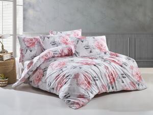 Bavlnené obliečky Ander ružové 240x200/2x70x90 cm