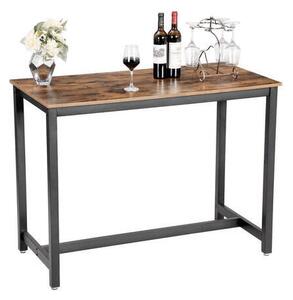 BAROVÝ STÔL, hnedá, čierna, 120/60/90 cm Boxxx - Online Only jedálne, Online Only