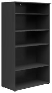 REGÁL, grafitová, 80/147/40 cm Carryhome - Kancelárske regály