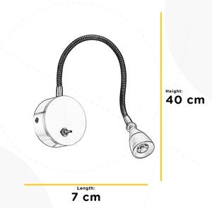 ONLI - LED Flexibilná lampička LEXI LED/1W/230V 4000K biela