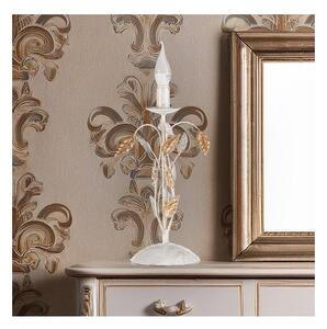 ONLI - Stolná lampa COLLANA 1xE14/6W/230V 40 cm biela