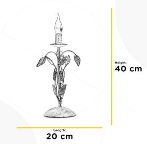 ONLI - Stolná lampa COLLANA 1xE14/6W/230V 40 cm bronzová