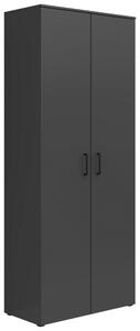 VIACÚČELOVÁ SKRIŇA, grafitová, 80/195/40 cm Carryhome - Skrine do chodby
