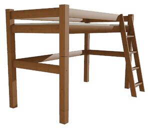 Detská vyvýšená posteľ z masívu ROBUST 8X8 5A - 180x80 cm