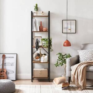 REGÁL, hnedá, čierna, 39,6/154/30 cm Boxxx - Online Only drobný nábytok, Online Only