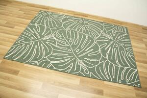 Šnúrkový obojstranný koberec Brussels 205625/10510 zelený
