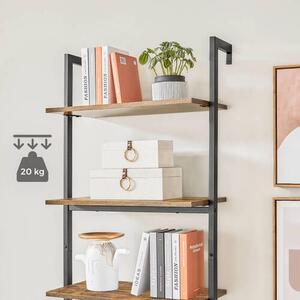 REGÁL, hnedá, čierna, 60/204,8/30 cm Boxxx - Online Only drobný nábytok, Online Only