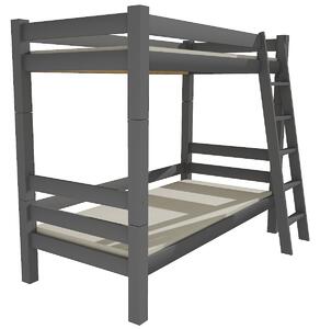 Detská poschodová posteľ z masívu ROBUST 8X8 3A - 180x80 cm