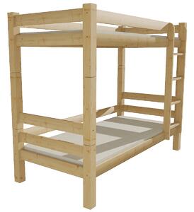 Detská poschodová posteľ z masívu ROBUST 8X8 3B - 200x90 cm