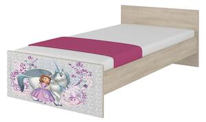 Detská posteľ MAX bez zásuvky Disney - SOFIA PRVÁ 180x90 cm