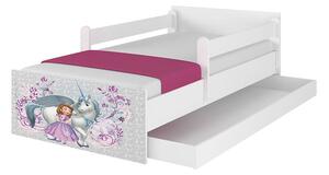 Detská posteľ MAX bez zásuvky Disney - SOFIA PRVÁ 180x90 cm