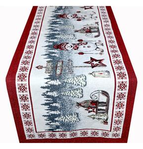 Vianočný gobelínový behúň na stôl Severný pól Chenille IT037 Farba Viacfarebná Rozmery 40x130 cm