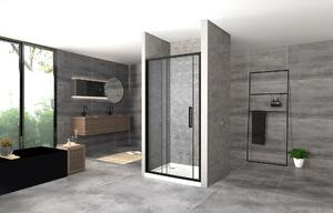 Sprchové dvere MAXMAX Rea RAPID slide 120 cm - čierne