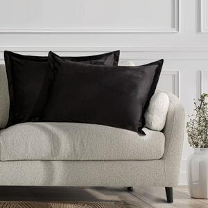 Obliečky na vankúše AmeliaHome Velvet Side Si čierne, veľkosť 50x70