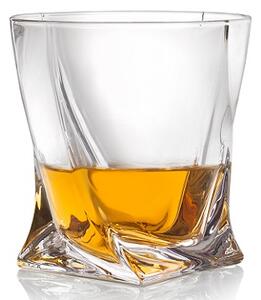 Crystal Bohemia Poháre na whisky QUADRO 340 ml, 6 ks