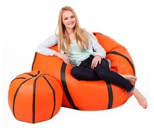 Set sedacích vakov Basketbal XXXL + XXL + L (oranžová + čierna). Vlastná spoľahlivá doprava až k Vám domov. 1054539