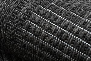 Šnúrkový koberec / behúň SIZAL TIMO 5979 outdoor čierny