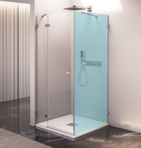 Polysan, FORTIS EDGE sprchové dvere bez profilu 900mm, číre sklo, ľavé, FL1290L