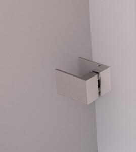 Polysan FORTIS EDGE sprchové dvere bez profilu 900mm, číre sklo, pravé