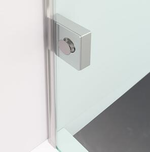 Polysan, FORTIS EDGE sprchové dvere do niky 900mm, číre sklo, ľavé, FL1690L